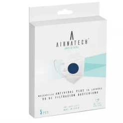 Airnatech Mascarilla Higiénica Lavable Cobalto (5 unidades)