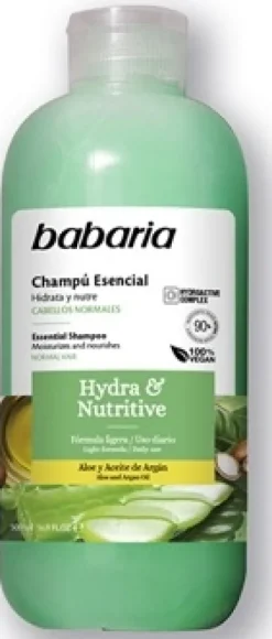 BABARIA CHAMPÚ ESENCIAL HYDRA & NUTRIVE