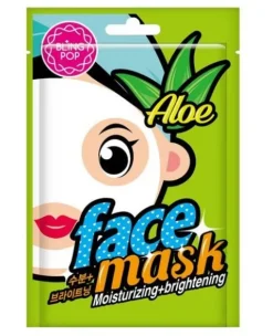 Bling Pop Mascarilla Facial Hidratante Iluminadora Aloe