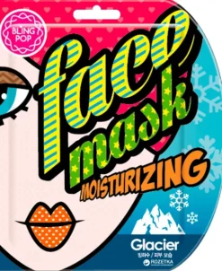 Bling Pop Mascarilla Facial Hidratante Agua Glacial