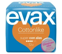 Evax Compresas Cotton Alas Super