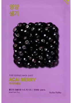 Holika - Mascarilla Facial Pure Essence - Baya de Acai