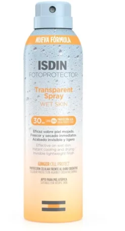 Isdin Fotoprotector Transparent Spray Wet Skin SPF 30