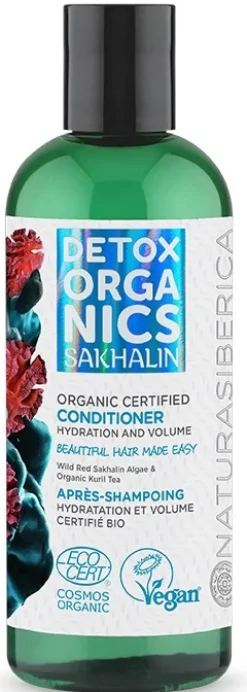 NATURA SIBERICA DETOX ACONDICIONADOR HIDRATANTE Y VOLUMINIZANTE