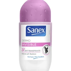 Sanex Desodorante Roll-On Invisible